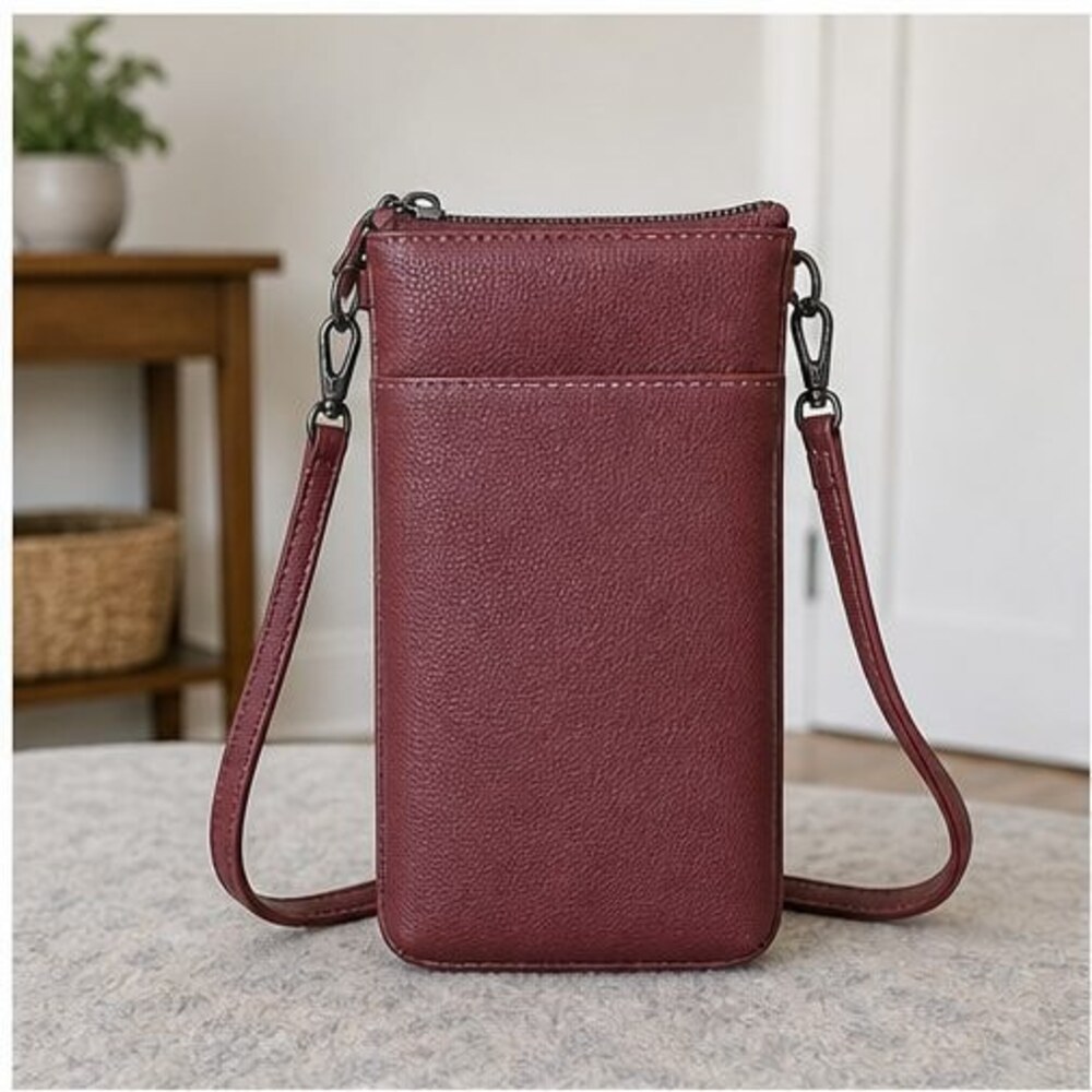 Mauve Vegan Leather Bag